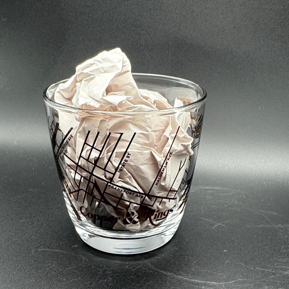 Black Glass Tumbler